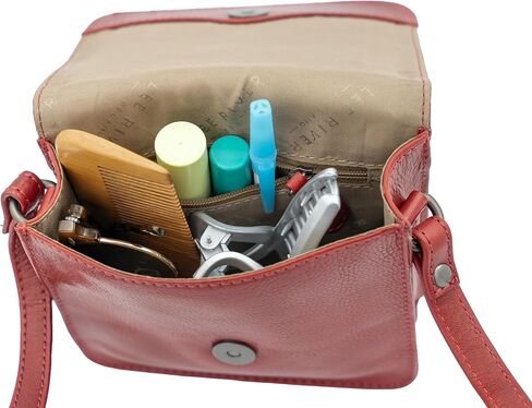 Briomhar Irish Women's Leather Shoulder Bag - Celtic Knot Design Made in Ireland in Saudi Arabia