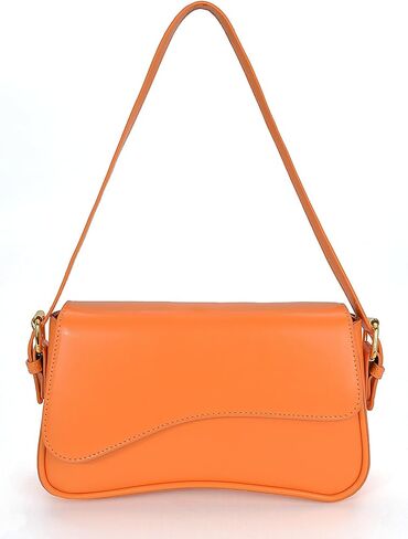 Women Saddle Shoulder Bag Y2K Trendy Vegan Leather Purse Retro Hobo Handbags Zipper Clutch with 2 Removable Strap in Saudi Arabia