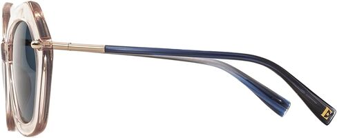 Elton John A-List نظارة شمسية نسائية مستقطبة سداسية الأسيتات ذات حافة كاملة مقاس متوسط ​​55 ملم in Kuwait