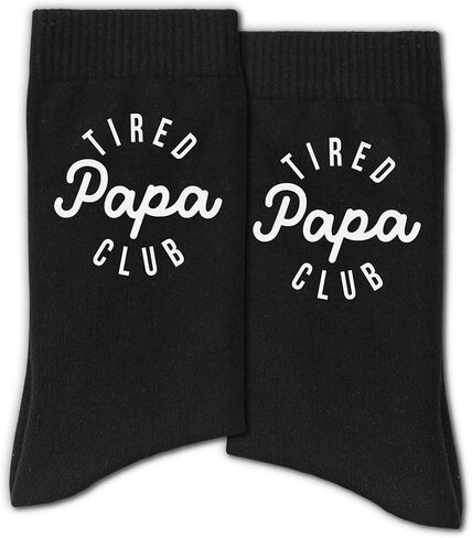 جوارب مضحكة للأب العم الجد، جوارب سوداء للرجال من العائلة in Kuwait