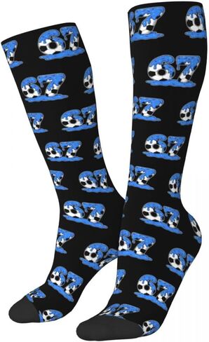 تصميم Six Seven 67 Socks Meme Six Seven، مجموعة جوارب مضحكة مرحة لرفع مستوى أسلوبك ونشر الضحك in Kuwait