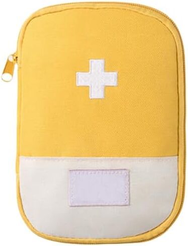 Personal Pill Dispenser,Portable Outdoor First Aid Medical Rescue Bag,Multi-Function Emergency Medicine Storage Organizer Bag,Household Supplies(Red,Small) in Saudi Arabia
