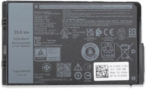 دخول GHJC5 59.6WH بطارية الكمبيوتر المحمول متوافقة مع Dell Latitude 9420 9430 / Latitude 9420 2-in-1 / Latitude 9430 2-in-1 Series 3VV58 0JJ4XT 11.55V in Saudi Arabia