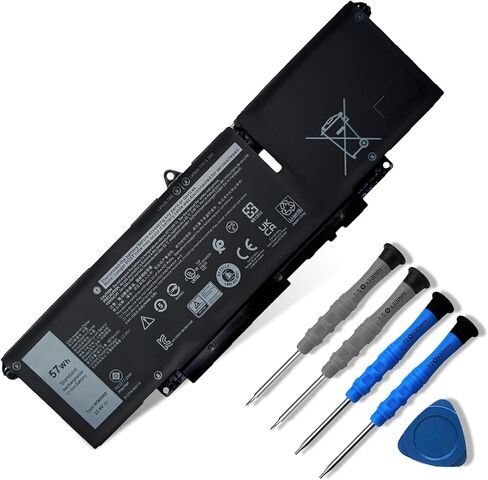 دخول GHJC5 59.6WH بطارية الكمبيوتر المحمول متوافقة مع Dell Latitude 9420 9430 / Latitude 9420 2-in-1 / Latitude 9430 2-in-1 Series 3VV58 0JJ4XT 11.55V in Saudi Arabia