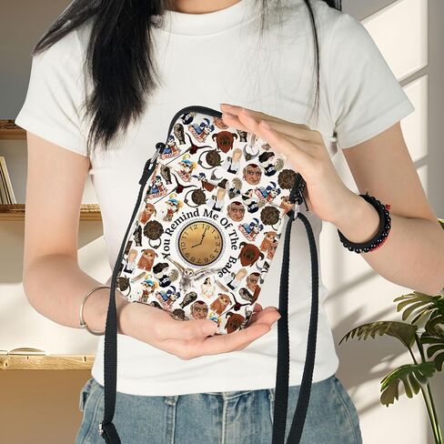 BWWKTOP Sarah & Jareth Crossbody Purse Wiseman & Goblin Fans Inspired Gift Ello Worm Shoulder Bag Sarah And Jareth Merch in Saudi Arabia