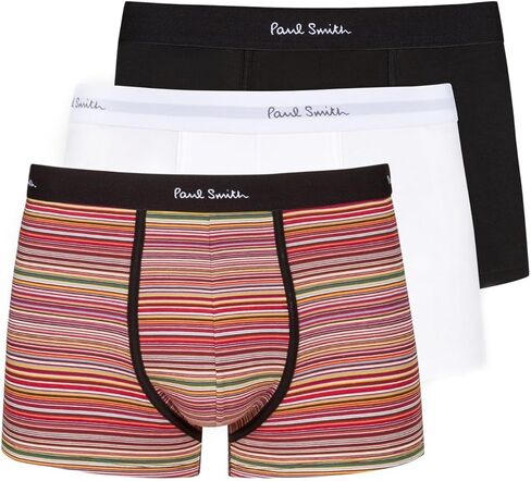 Paul Smith Ps Men's Organic-Cotton 'Signature Stripe' Mix Boxer Briefs Three Pack in Saudi Arabia