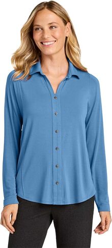 Port Authority Women's Luxe Knit Button Tunic in Kuwait