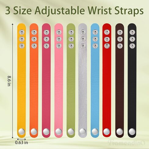 Framendino, Blank Leather Bracelets Plain Adjustable Snap Braid Engraving Bracelet for Crafts Blank Leather Cuff Bracelet DIY Craft Wristbands in Saudi Arabia