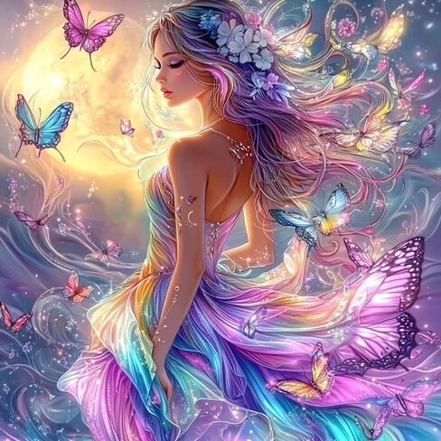 MAXBYE DIY Sunflowers Diamonds Painting Kits for Adults, 5D Full Drill Diamond Art Painting Kits, Butterflies Gem Arts and Crafts for Home Wall Decor 12X16in in Saudi Arabia