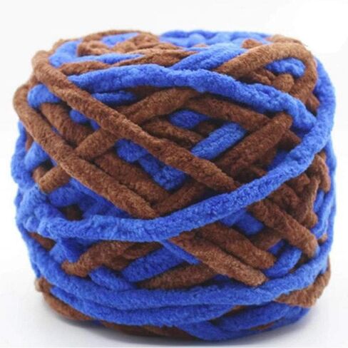 Jumbo Chenille Yarn,Colorful Chunky Chenille Yarn,Arm Knit Yarn,Snuggly Chenille Yarn for DIY Throw Blanket Cat Cave 100g in Saudi Arabia