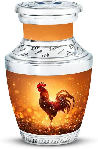 Chicken Urn - Urns for Human Ashes Adult Man - Funeral Urns for Human Adult Ashes for Women - Cremation Urns for Burial (10 inch Pack of 1) in Saudi Arabia