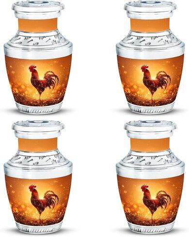 Chicken Urn - Urns for Human Ashes Adult Man - Funeral Urns for Human Adult Ashes for Women - Cremation Urns for Burial (10 inch Pack of 1) in Saudi Arabia