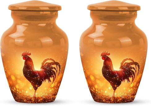 Chicken Urn - Urns for Human Ashes Adult Man - Funeral Urns for Human Adult Ashes for Women - Cremation Urns for Burial (10 inch Pack of 1) in Saudi Arabia
