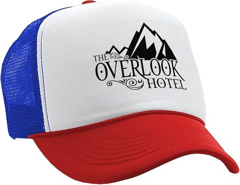 Overlook Hotel - Scary Movie Horror Film - Vintage Retro Style Trucker Cap Hat in Saudi Arabia