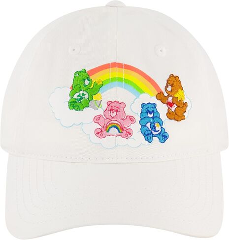 Care Bears Baseball Cap, Adjustable Hat for Adults, White, One Size in Saudi Arabia