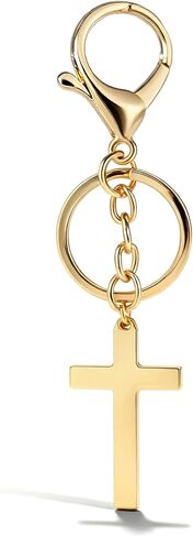 Gold Cross Keychain Jesus Keychains Catholic Keychains Cross Accessories God Keychain Religious Gifts Christian Gift in Saudi Arabia