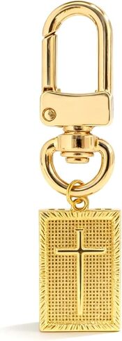 Gold Cross Keychain Jesus Keychains Catholic Keychains Cross Accessories God Keychain Religious Gifts Christian Gift in Saudi Arabia