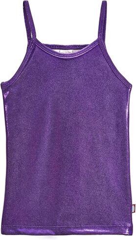Made in USA Girls Cami Spaghetti Strap Tee Tshirt Fun Colorful Metallic Shiny Mermain Print Tank Top f in Saudi Arabia