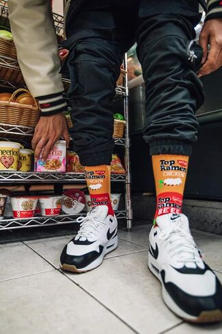 Odd Sox، Top Ramen Soup، جوارب الطاقم المبتكرة، Funny Silly Cool in Kuwait