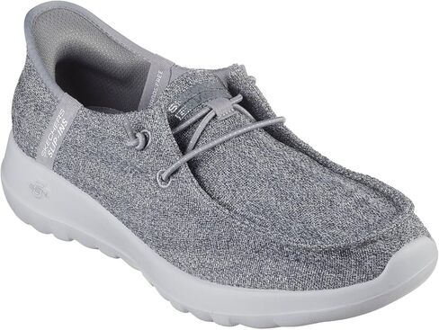 حذاء Skechers Performance سهل الارتداء: حذاء Go Walk Joy-Fantasia للسيدات سهل الارتداء - - 6 B(M) US، رمادي in Kuwait