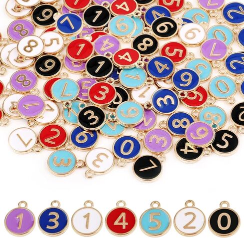 104Pcs Letter Charms for Jewelry Making,Charm for Bracelet Initial Charms,Double Sided Metal Letter Charms A-Z Alphabet Charm for Necklace Bracelet DIY Making (Black, White) in Saudi Arabia