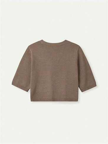 GORGLITTER Women's Short Sleeve Cropped Sweater Trendy Crew Neck Oversized Pullover Tops in Saudi Arabia