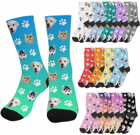Custom Socks with Photos,Personalized face Socks with Pictures Name for Men Women in Saudi Arabia
