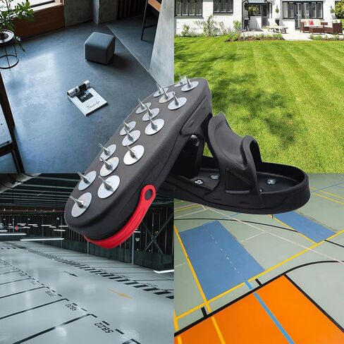 Sharp Spiked Style Shoes for Epoxy Flooring Coatings Spiked Shoes Safe Walking on Floor Leveling Materials Self Leveling Cement Epoxy Topcoats Concrete Resin in Kuwait