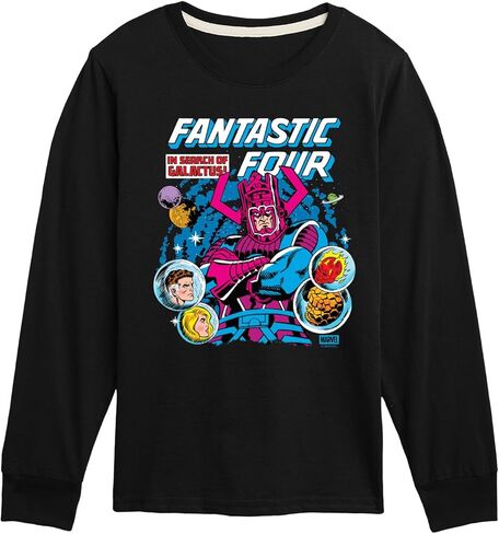 Marvel - غطاء كوميدي Fantastic Four Galactus - تي شيرت برسومات شبابية بأكمام طويلة in Saudi Arabia
