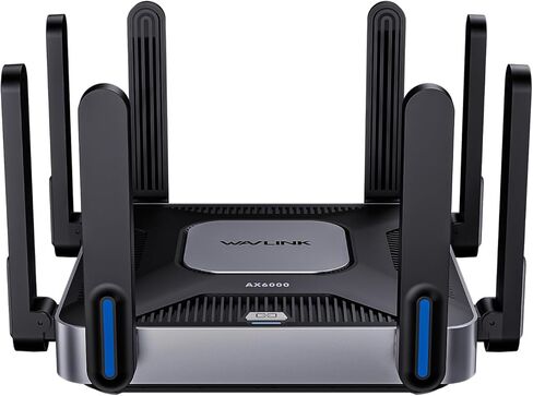 WiFi 6 Router AX3000 Wireless Internet High Speed Smart Router with 5dBi High-gain Antennas, Dual Band Gigabit Computer Router Mesh Support for Homes up to 3000 Sq. ft, VPN, Parental Control in Kuwait