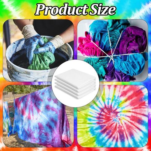 4 Pcs White Cotton Tapestry for Tie Dyeing Large Blank Plain Backdrop Perimeter Stitching DIY Hanging Wall Tapestry for Bedroom Living Room in Saudi Arabia