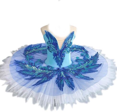 Girls Ballet Dance Dress Kids Platter Pancake Swan Lake Tutu Leotards Dress Stage Show Party Competition Dress in Saudi Arabia