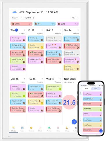 2025-2026 التقويم ، 12 تقويم الجدار الشهري ، يغطي يوليو 2025 إلى يونيو 2026 ، 7.5 بوصة × 9 بوصة مع تذكير العطلات ومربع تاريخ العائلة ، المكتب للتنظيم in Kuwait