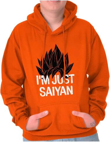 Brisco Brands Nerdy Im Just Saying Funny Anime Pun Hoodie Sweatshirt Women Men in Saudi Arabia