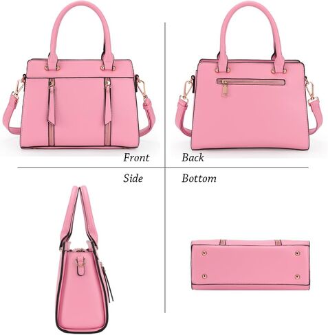 LJOSEIND Purses and Handbags for Women Trendy Satchel Tote Shoulder Bags with Top Handle in Saudi Arabia