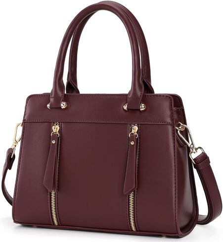 LJOSEIND Purses and Handbags for Women Trendy Satchel Tote Shoulder Bags with Top Handle in Saudi Arabia