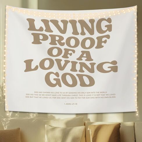 STHTTSW Vintage Christian Bible Wall Tapestry,“Let everything that has breath praise the Lord, Christian Gift for Women, Inspirational Wall Decor Tapestry for Bedroom, Living Room Dining Room Office in Saudi Arabia