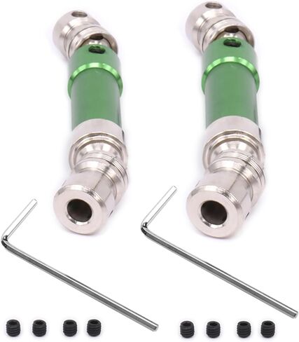 2 pcs Metal Rear Center Drive Shaft CVD Transmission Shaft for 1/12 WLtoys 12423 12428 12628 FY03 RC Car Rock Crawler(Green) in Saudi Arabia