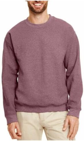 Gildan Unisex Adult 's Athletic-sweatshirts, Heather Sport Dark Maroon (1-pack), Large US in Saudi Arabia