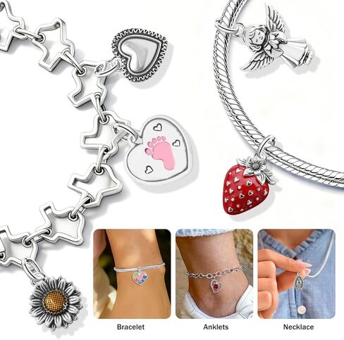 1pc Simple And Unique Silver Retro animal series pendant Fit DIY Jewelry Matching And Daily Outfit Decoration Gift For Women in Saudi Arabia