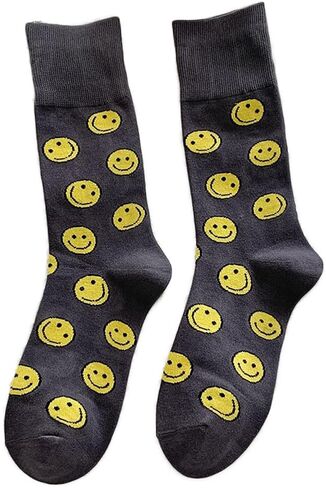 I Like Dress Crew Socks، جوارب وجه مبتسمة رائعة، جوارب غير تقليدية يوم الجمعة، جورب ابتسامة غير رسمي in Saudi Arabia