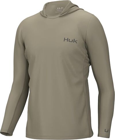 HUK Mens Icon Hoodie, Fishing Shirt With Sun Protection for Men, Overland Trek, Medium in Saudi Arabia