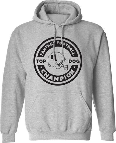 FANTASY FOOTBALL CHAMPION Adult Hooded Sweatshirt in Saudi Arabia