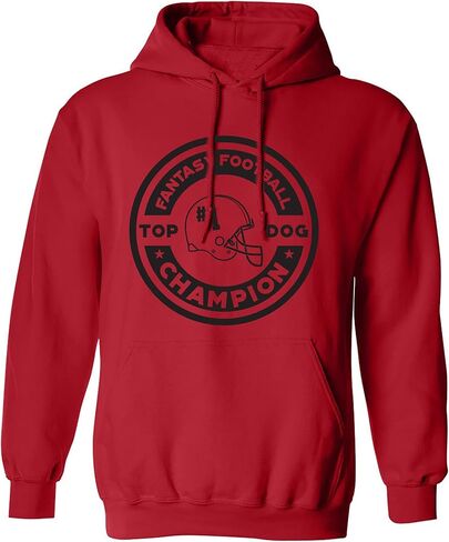 FANTASY FOOTBALL CHAMPION Adult Hooded Sweatshirt in Saudi Arabia