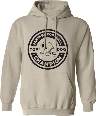 FANTASY FOOTBALL CHAMPION Adult Hooded Sweatshirt in Saudi Arabia