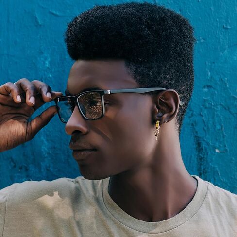 2SeeLife Durable Large TR-90 Reading Glasses for Men – Medium-Wide Fit, Flexible Sturdy Frame, Spring Hinges, Premium Readers, Black Matte, +0.50 in Saudi Arabia