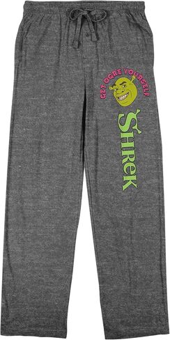 بنطال بيجامة نوم رجالي من Shrek Title Art and Character باللون الرمادي المنقط in Saudi Arabia