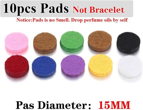 316L Stainless Steel CZ Essential Oil Diffuser Bracelet Paw Print Aromatherapy Locket Bracelet with 10 Pcs Refill Pads for Women in Saudi Arabia