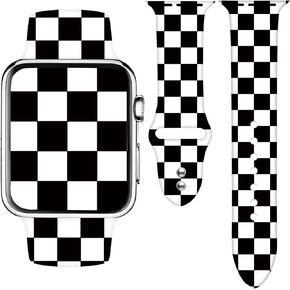 سوار ساعة متوافق مع سوار ساعة ابل 38 ملم 40 ملم 41 ملم 42 ملم 44 ملم 45 ملم 46 ملم 49 ملم، حزام سيليكون ناعم مقاوم للماء لسلسلة iWatch Bands 10 9 Ultra 8 7 6 5 4 3 2 1 SE للنساء والرجال in Kuwait