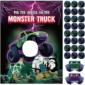 Faccito Hawaiian Theme Party Game Pin The Coconut on The Palm Tree Hawaii Tropical Pin Game Luau Party Supplies with 24 Pcs Coconut Stickers for Hawaiian Summer Beach Birthday Tiki Pool Party in Kuwait